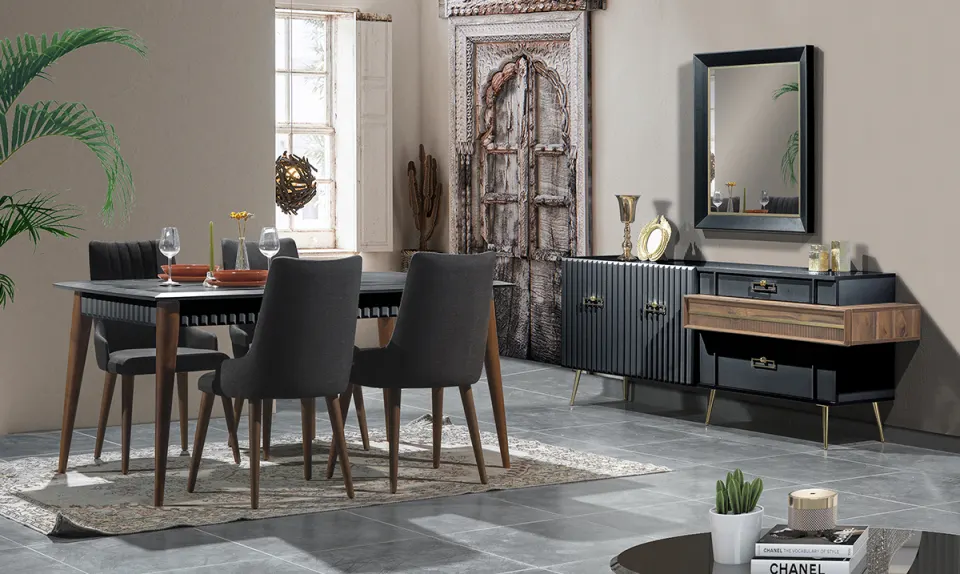 Arteon Black Dining Room Set