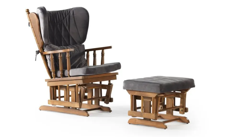 Karmen Rocking Chair (Grey)