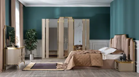 Majestic Sliding Door Bedroom Set