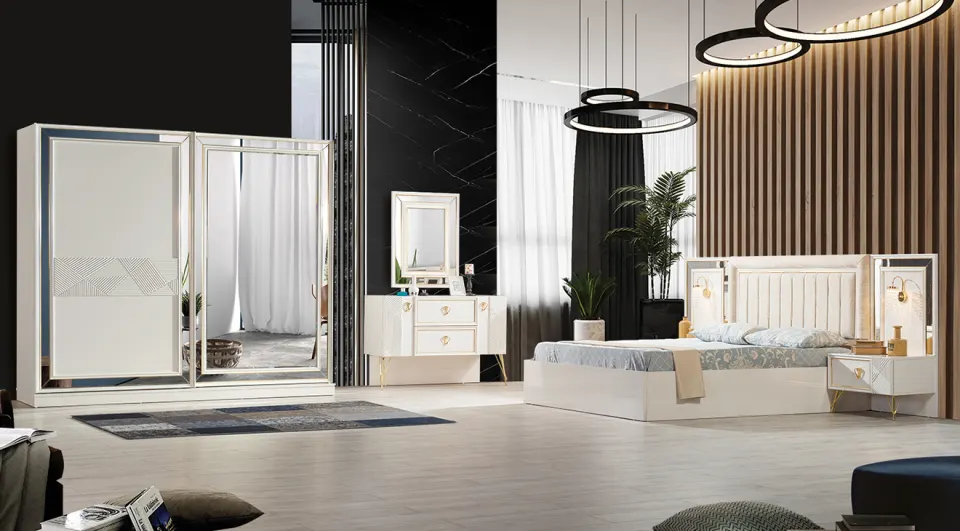 Zen Sliding Door Bedroom Set