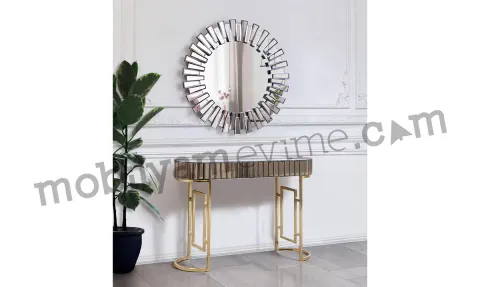 Sergio Gold Metal Leg Dresser
