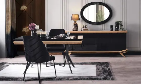 Okyanus Wooden Dining Room Set