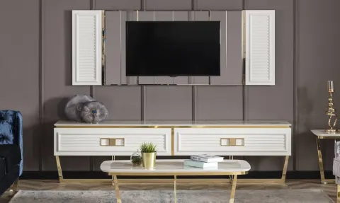 Gloria Metal Leg TV Unit