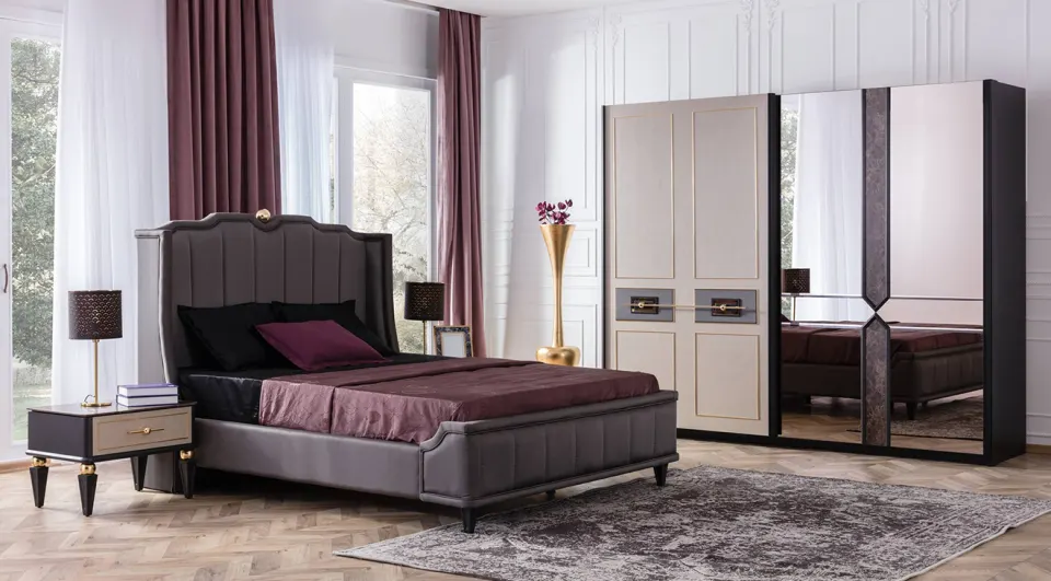 Lüx Sliding Door Bedroom Set