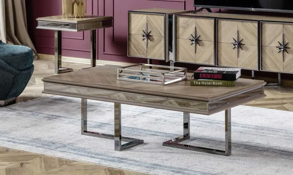 Voga Metal Leg Coffee Table