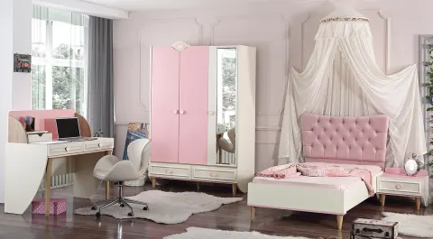 Öykü 3 Doors Young Room Set