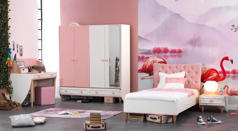 Öykü 4 Doors Young Room Set