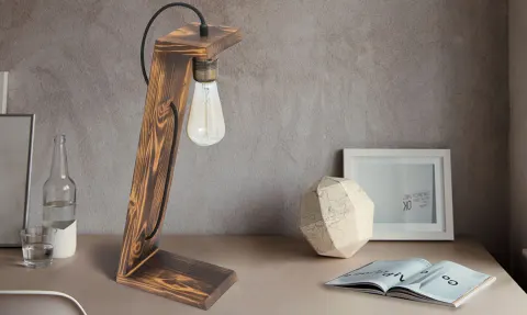 Dies Wooden Lampshade