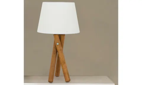 Glass Wooden Lampshade