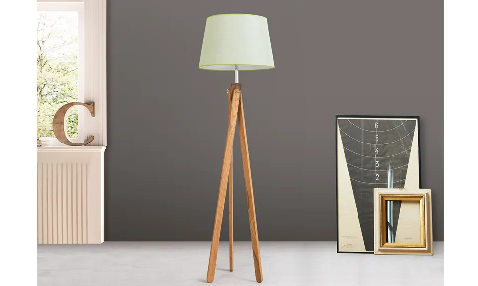 İbiza Walnut Floor Lamp