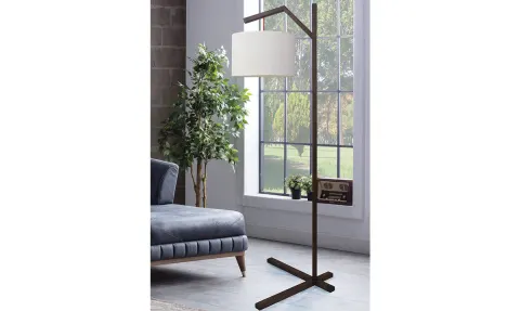 Side Black Floor Lamp