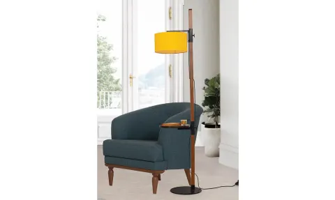 Now Walnut Floor Lamp 2