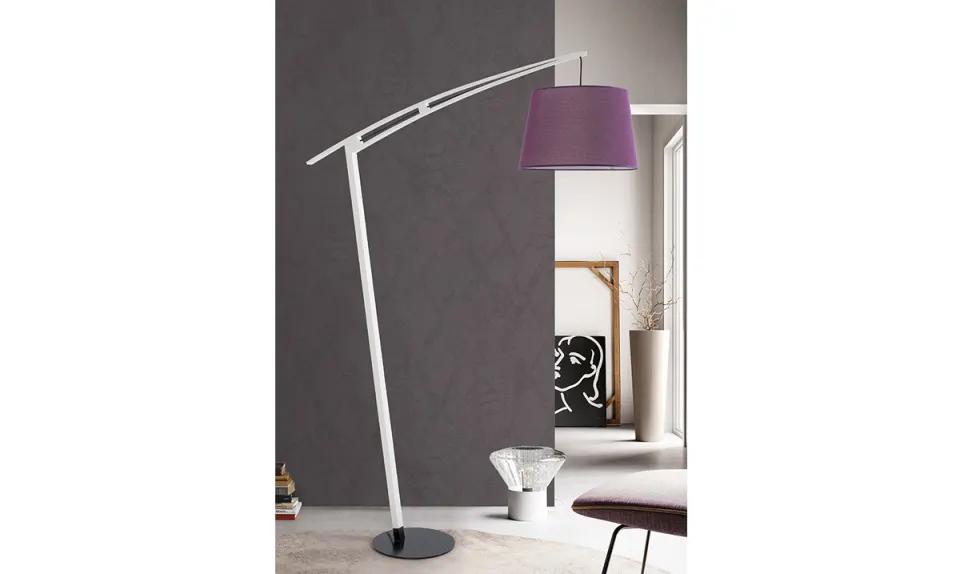 Golf White Floor Lamp