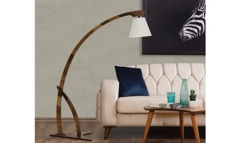 Hollywood Walnut Floor Lamp