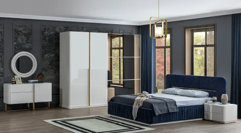 Side Sliding Door Bedroom Set
