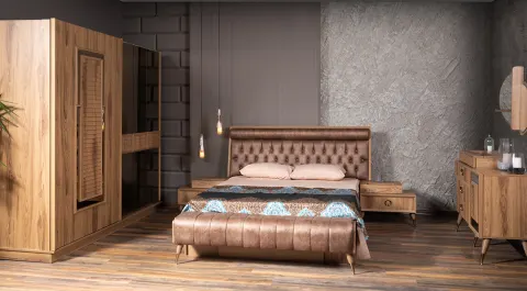 Mira Sliding Door Bedroom Set