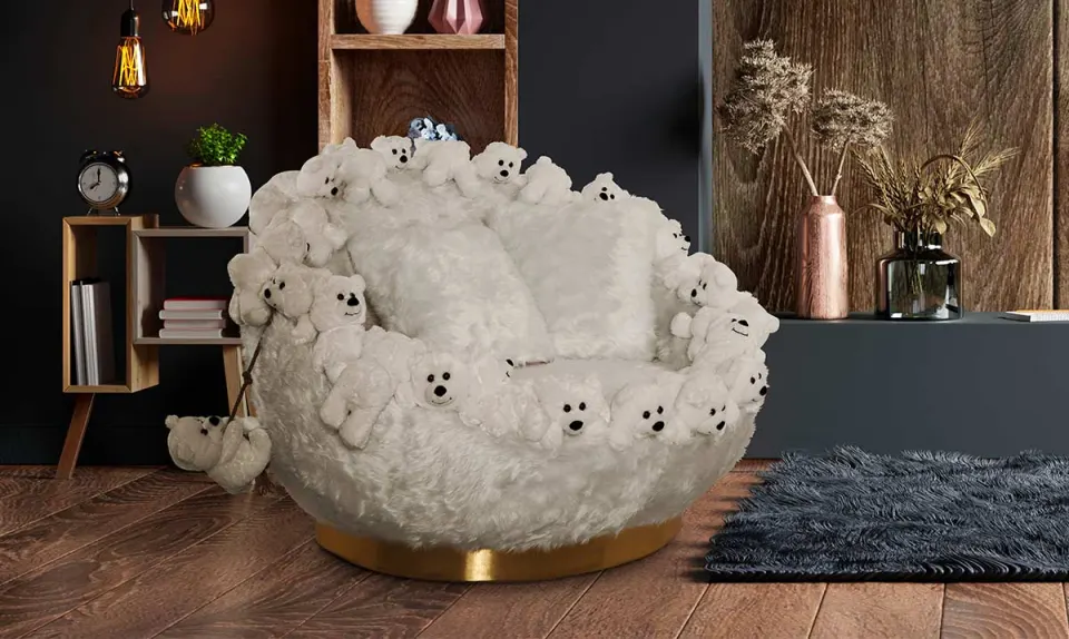 Teddy Bear Single Sofa