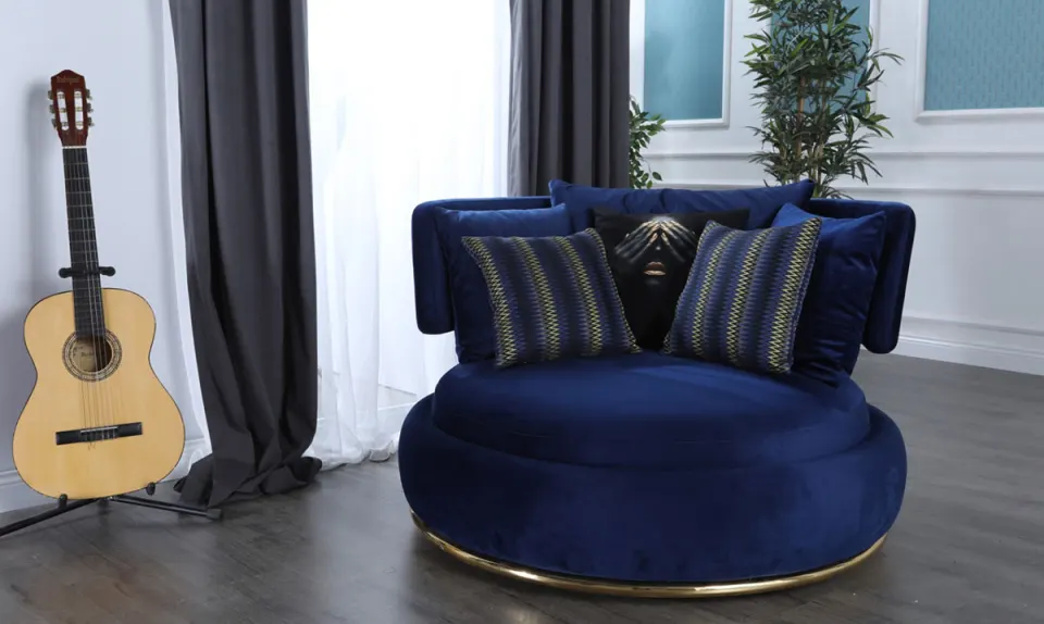 Exclusive Blue Bergere