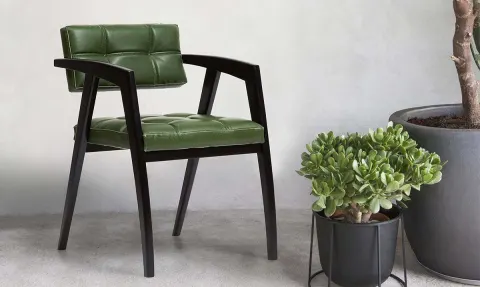 Aegean Wooden Leg Chair