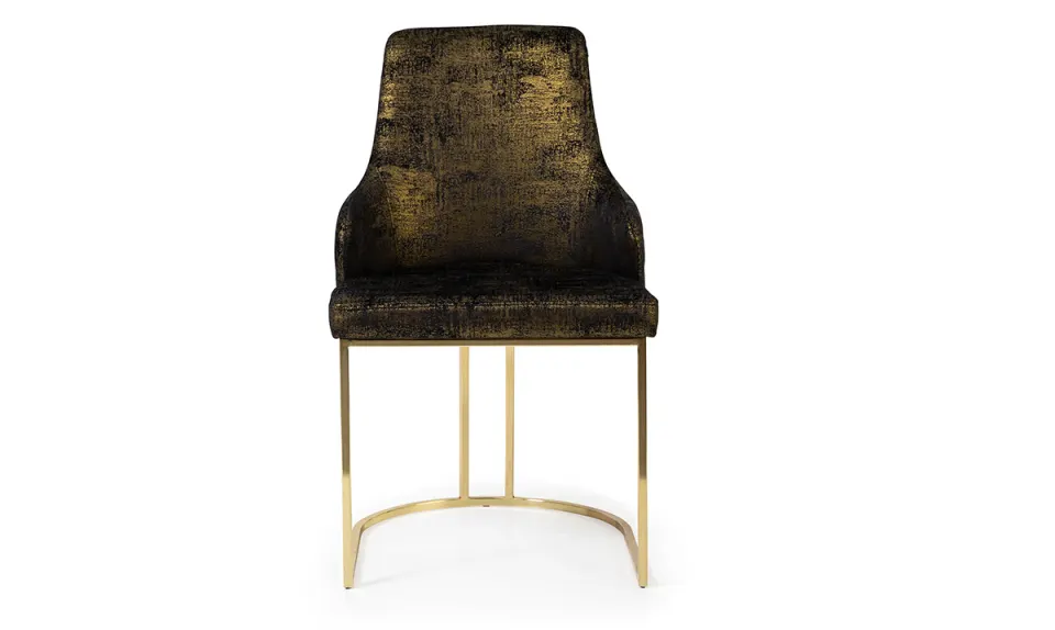 Luaca Gold Leg Chair