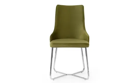 Gucci Silver Metal Leg Chair