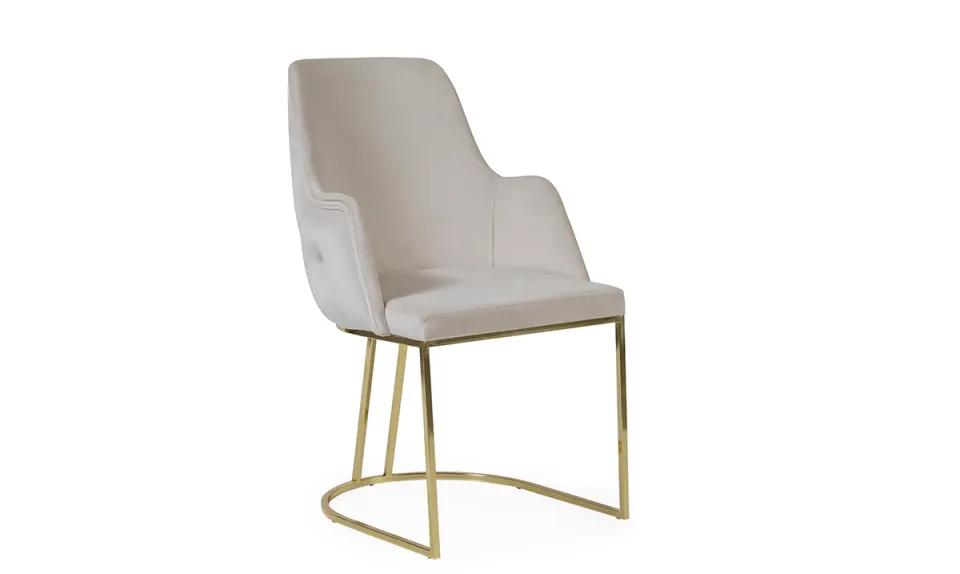 Prada Gold Metal Leg Chair