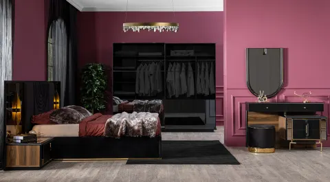Banderas Sliding Door Bedroom Set