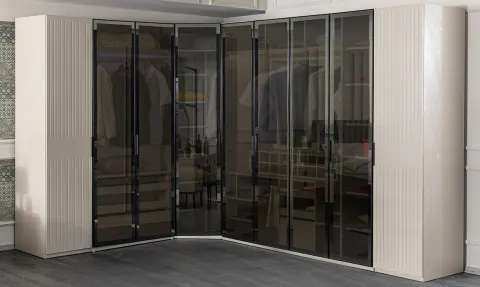 Defne Corner Wardrobe