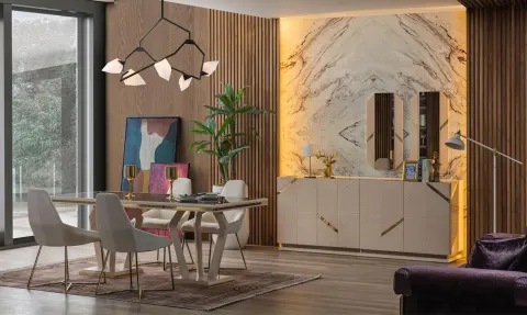 Venüs Moonstone Dining Room Set