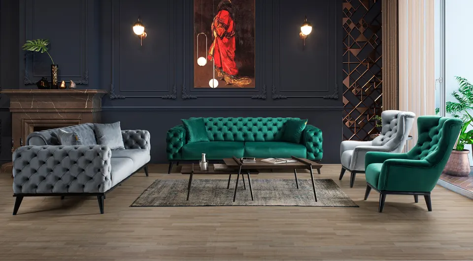 Sorrento Chester Sofa Set