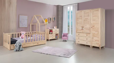 Algın 3 Doors Baby Room Set