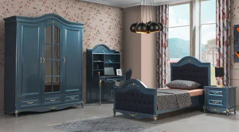 İnci 3 Doors Young Room Set