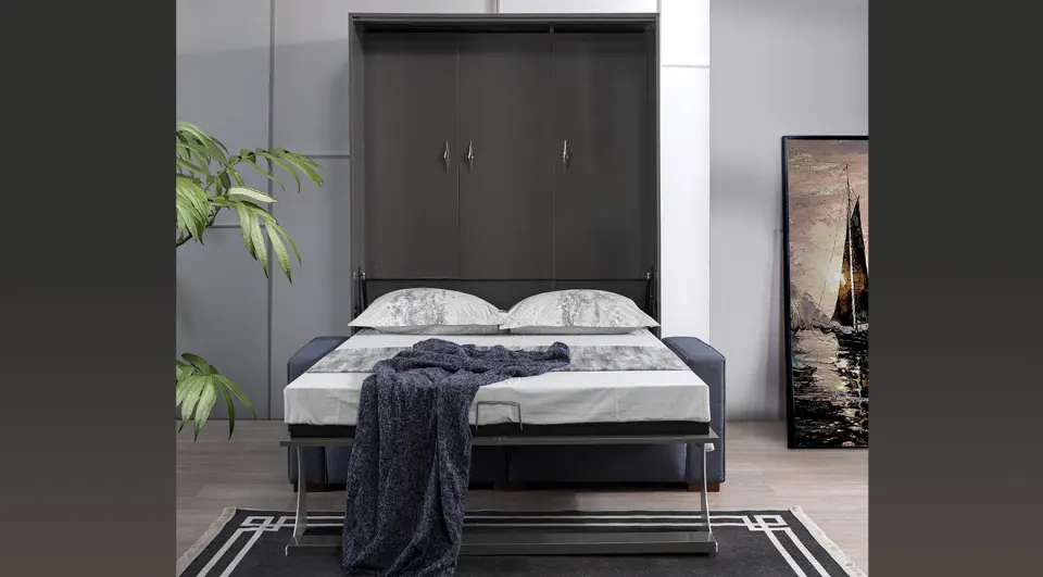 Florya Double Cabinet Wall Bed