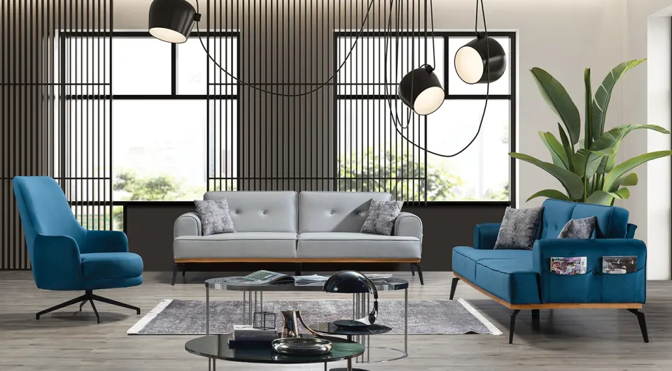 Delta  Modern Sofa Set ( Rotary Bergere)