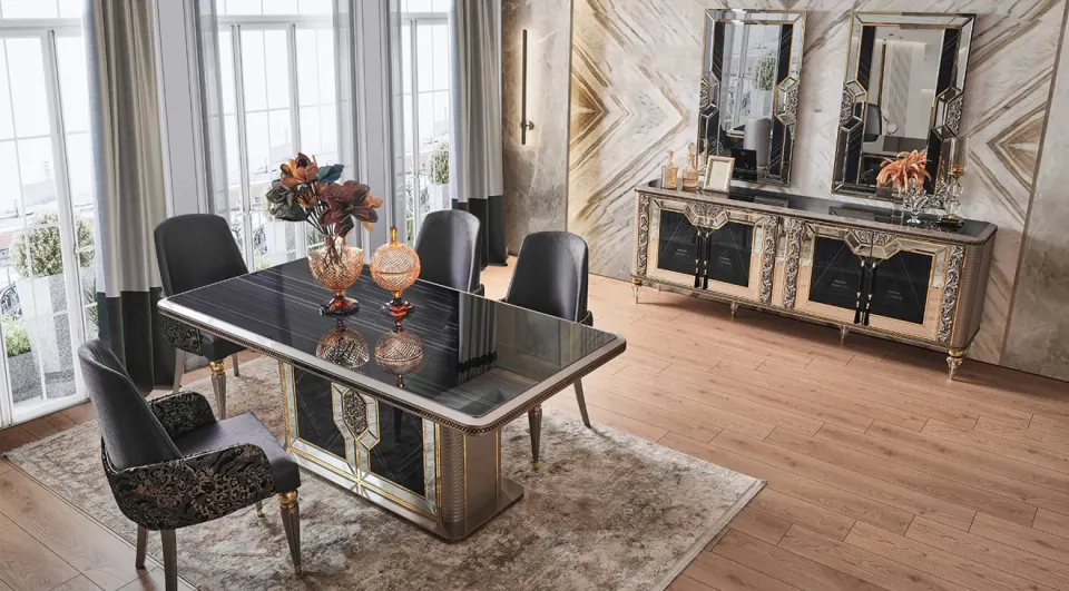 Kristal Luxury Dining Room Set
