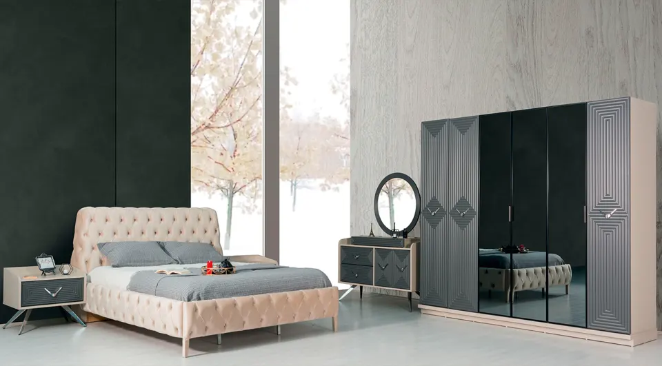 Defne 6 Door Bedroom Set 2