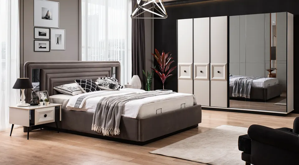 Carmen Sliding Door Bedroom Set