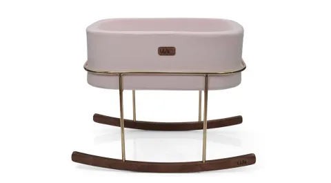 Will Beside Mother's Side Crib Light Pink Gold