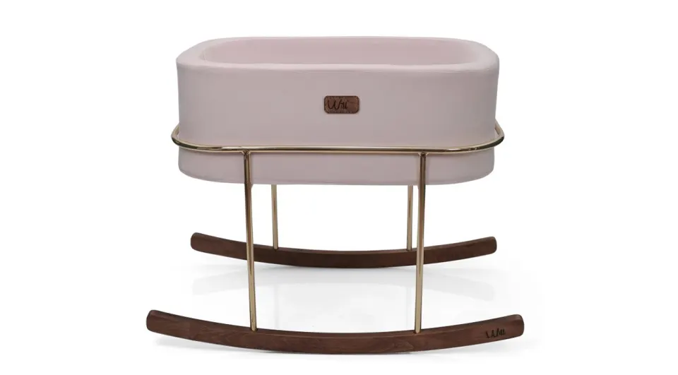 Will Beside Mother's Side Crib Light Pink Gold