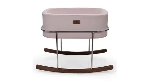 Will Beside Mother's Side Crib Light Pink Silver
