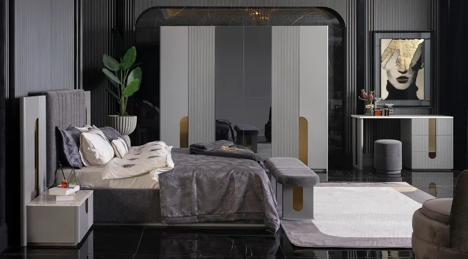 Dior 6 Door Bedroom Set