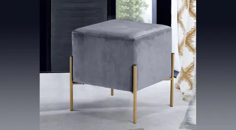 Dore Anthracite Pouf