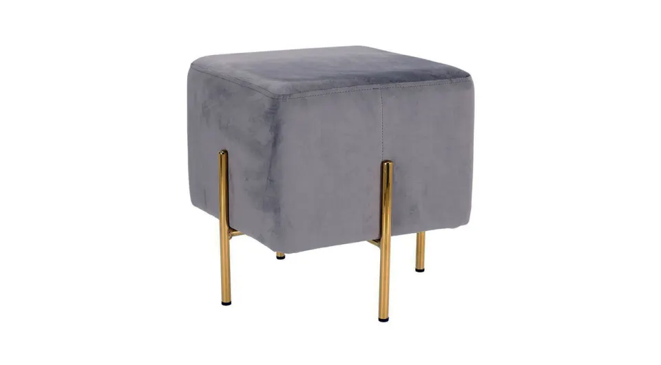 Dore Grey Pouf