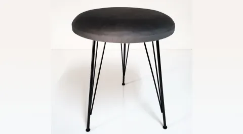 Intense Istanbul Anthracite Pouf