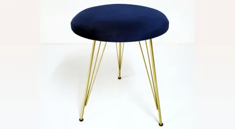 Intense Istanbul Blue Pouf