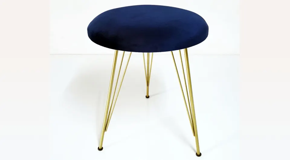 Intense Istanbul Blue Pouf