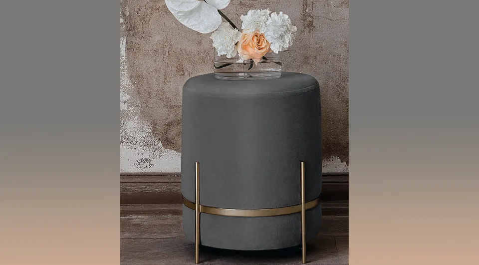 Ring Anthracite Pouf 2