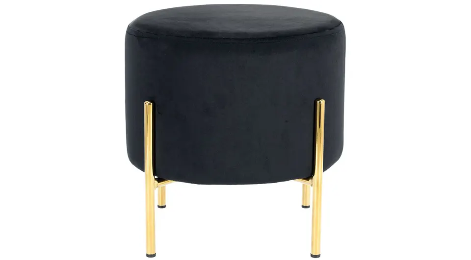 Ronda Black Pouf