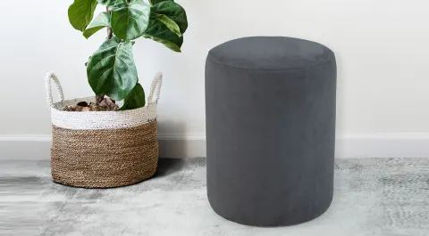 Soho Anthracite Pouf