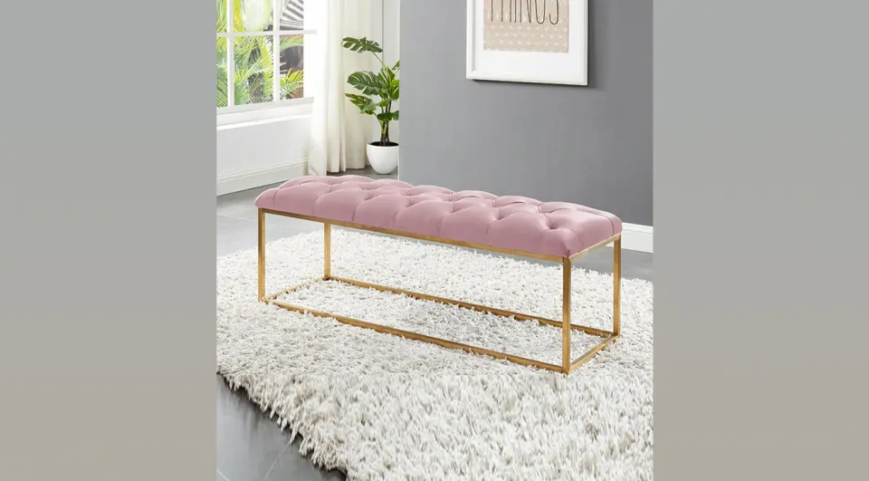 Deluxe Pink Bench